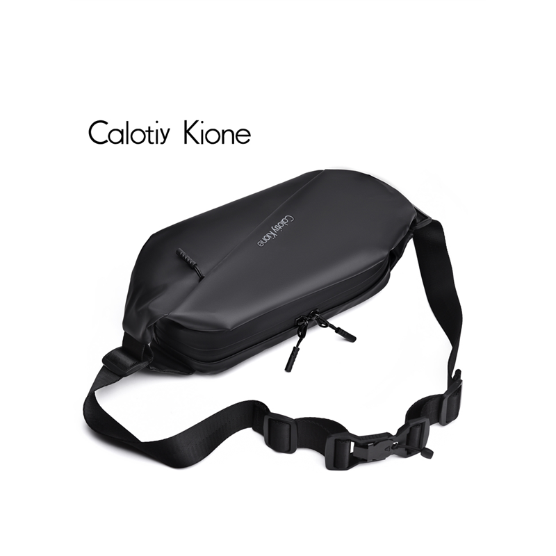 C&K男士斜挎包时尚胸包休闲小背包单肩包潮牌运动腰包