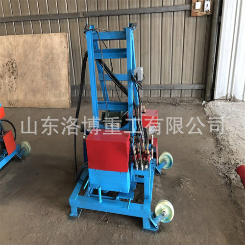 气动钻井机山区勘探家用水井钻机320米打岩石打井设备履带打井机