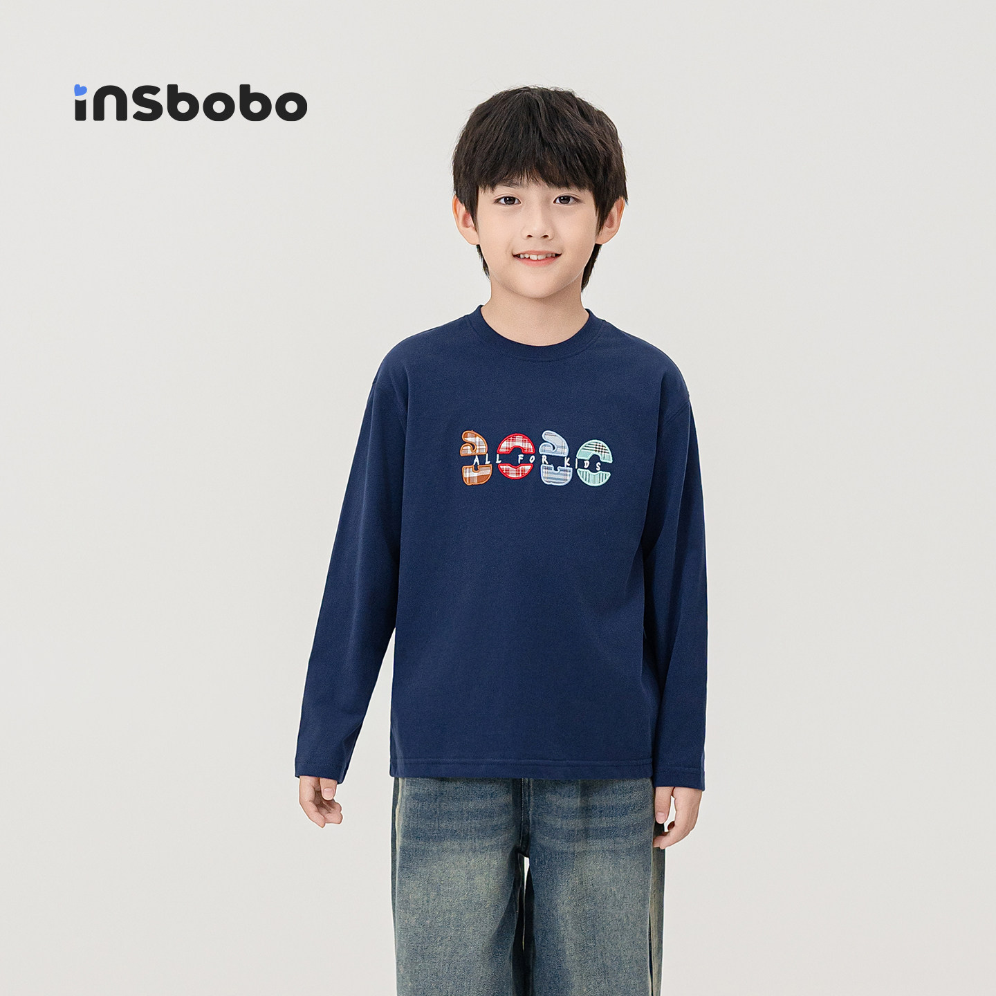 INSbobo儿童T恤休闲T恤