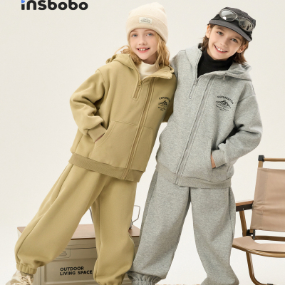 INSbobo儿童印花休闲套装