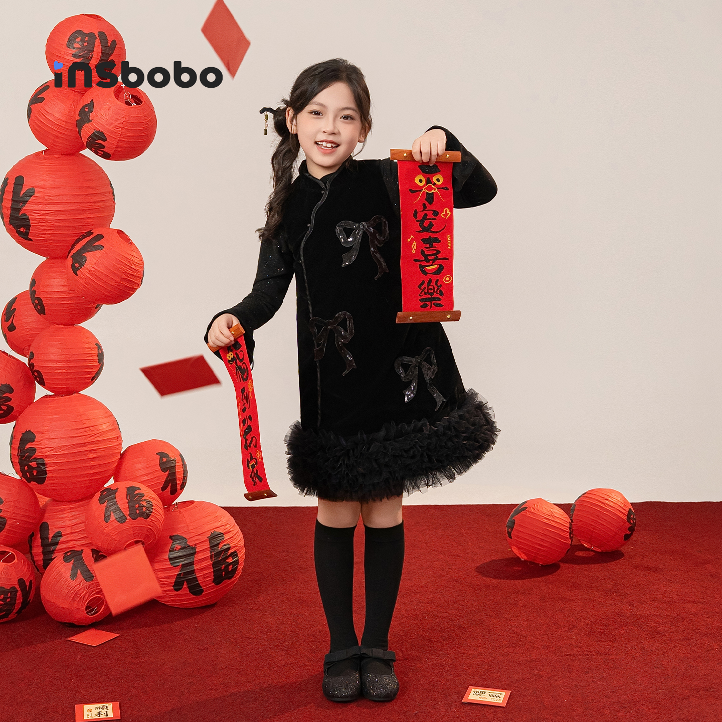 INSbobo儿童童装衣服秋冬