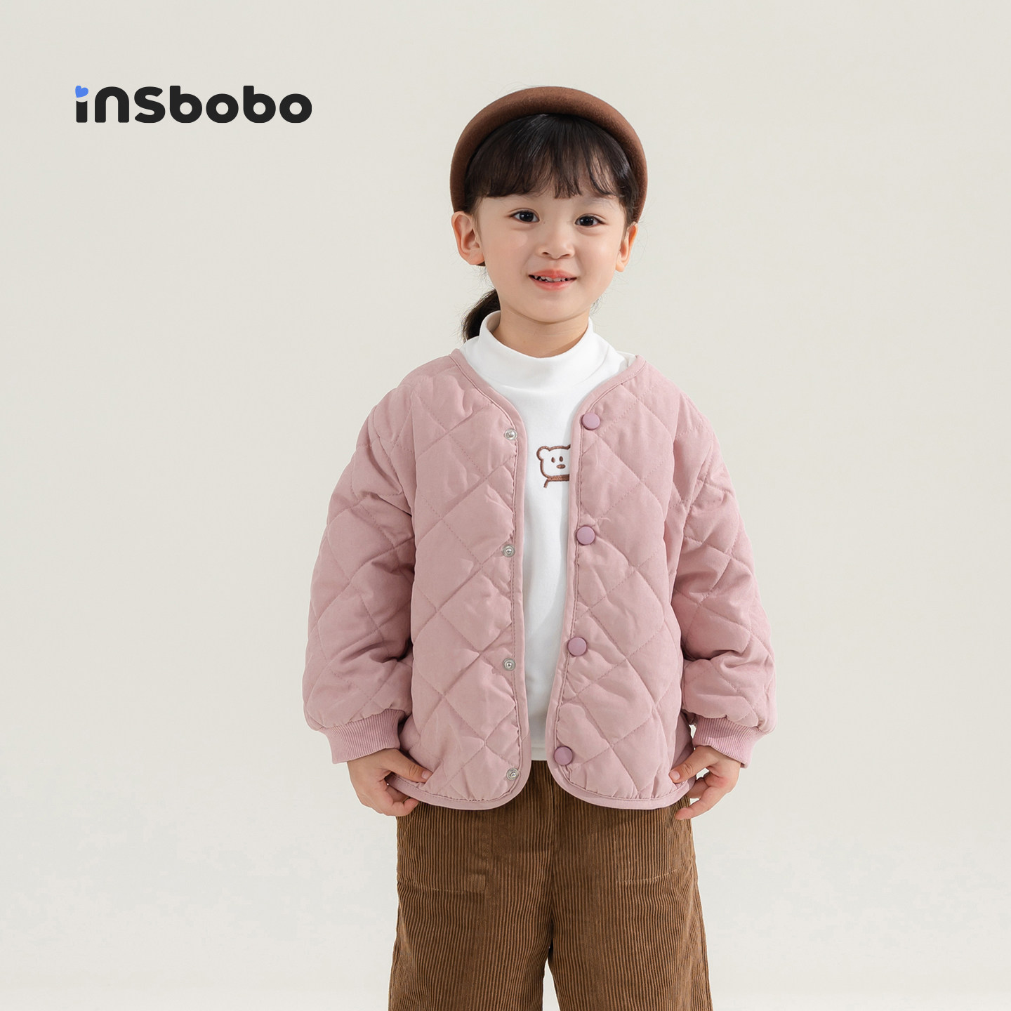 INSbobo儿童棉服秋冬校服神器