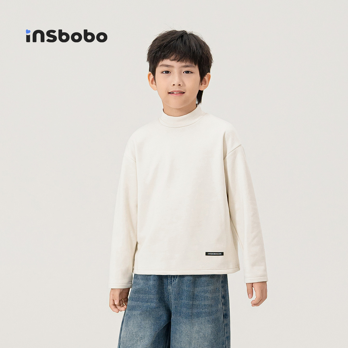 INSbobo童装儿童打底衫冬季新款男童内搭上衣女童长袖T恤冬装衣服,童装/婴儿装/亲子装,T恤,淘宝优惠券,粉丝福利购,淘宝优惠卷