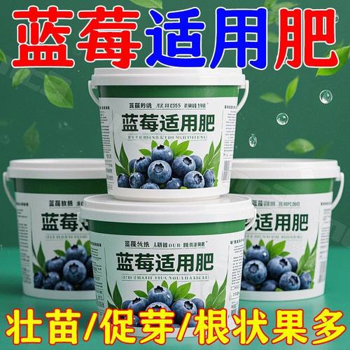蓝莓专用肥爆果营养液家用生长期坐果增甜水溶肥防黄叶烂根绿篱机