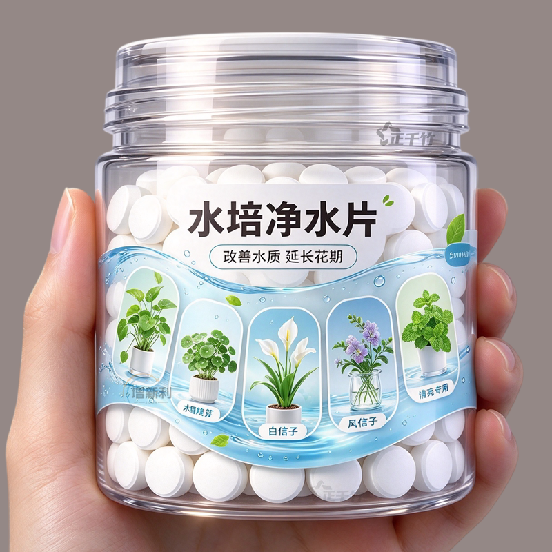 碗莲净水片免换水水培植物专用净水片富贵竹碗莲净水保鲜花店通用