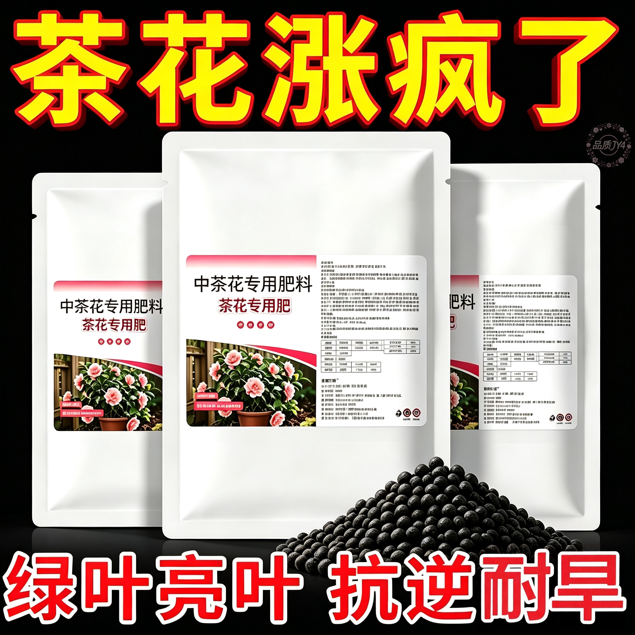 山茶花花专用肥猛开花防黄叶