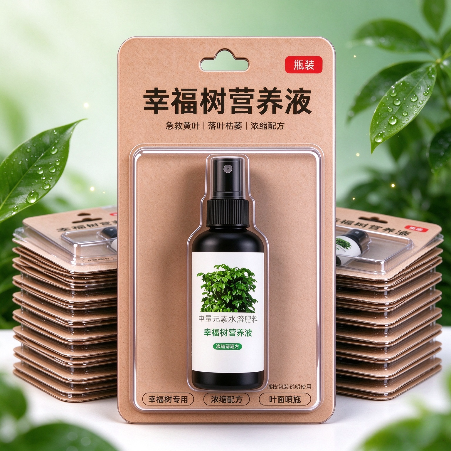 幸福树专用肥营养液改善黄叶枯枝掉叶烂根室内观叶绿植通用肥
