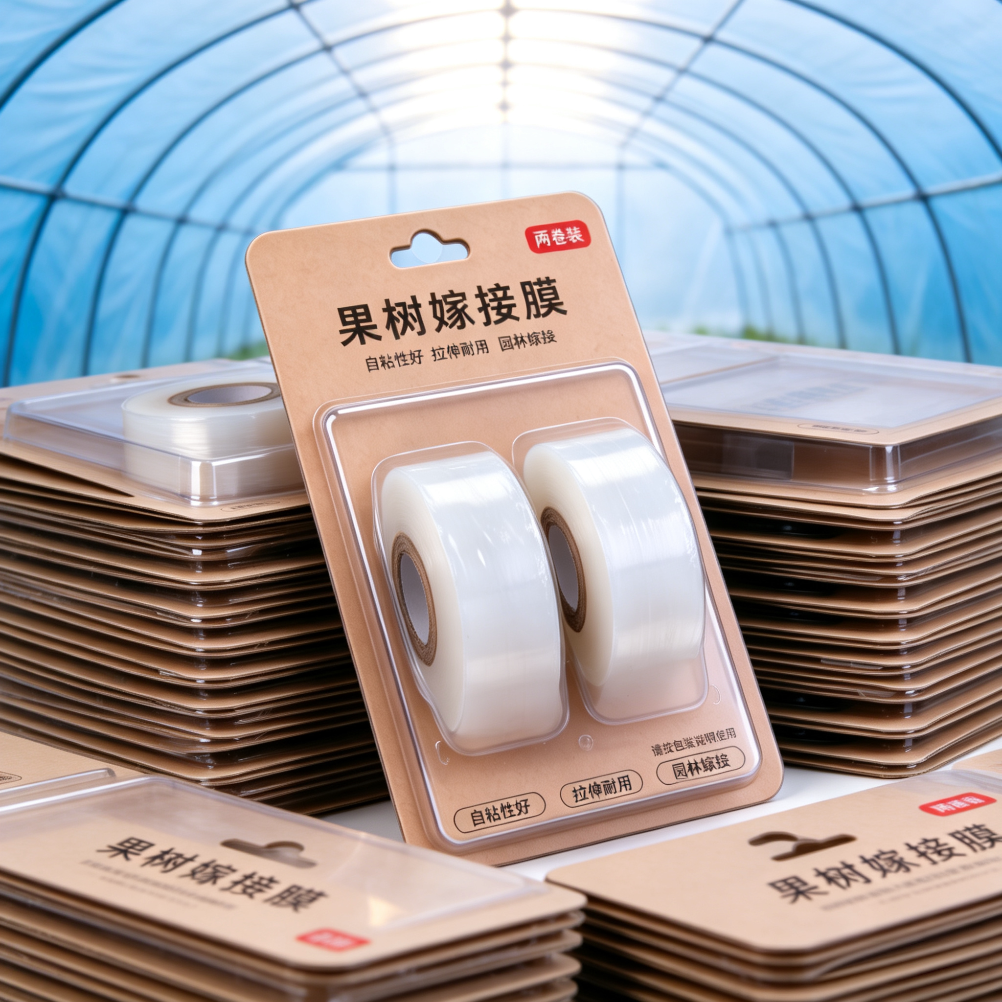 嫁接专用膜免打结自粘嫁接膜拉伸包扎农用果树PE缠绕膜果树嫁接膜
