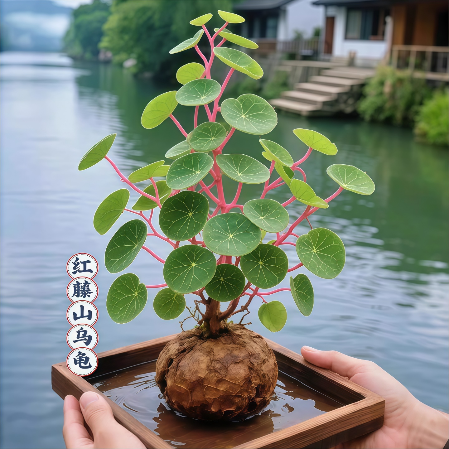 山乌龟金不换绿植物红藤圆叶多肉