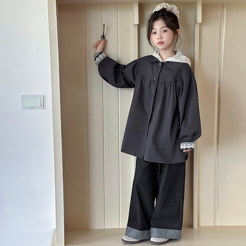 【DZ】春秋季新款儿童三件套女童韩系花边打底衫风衣套装HCF006,童装/婴儿装/亲子装,套装,淘宝优惠券,粉丝福利购,淘宝优惠卷