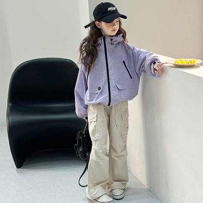 【BK】儿童春装2026新款洋气女童外套小女孩洋气爆款上衣HCF021