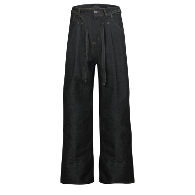 DECEYE 剑道双褶原牛13盎司原色baggy优雅差异化通勤通勤神裤百搭