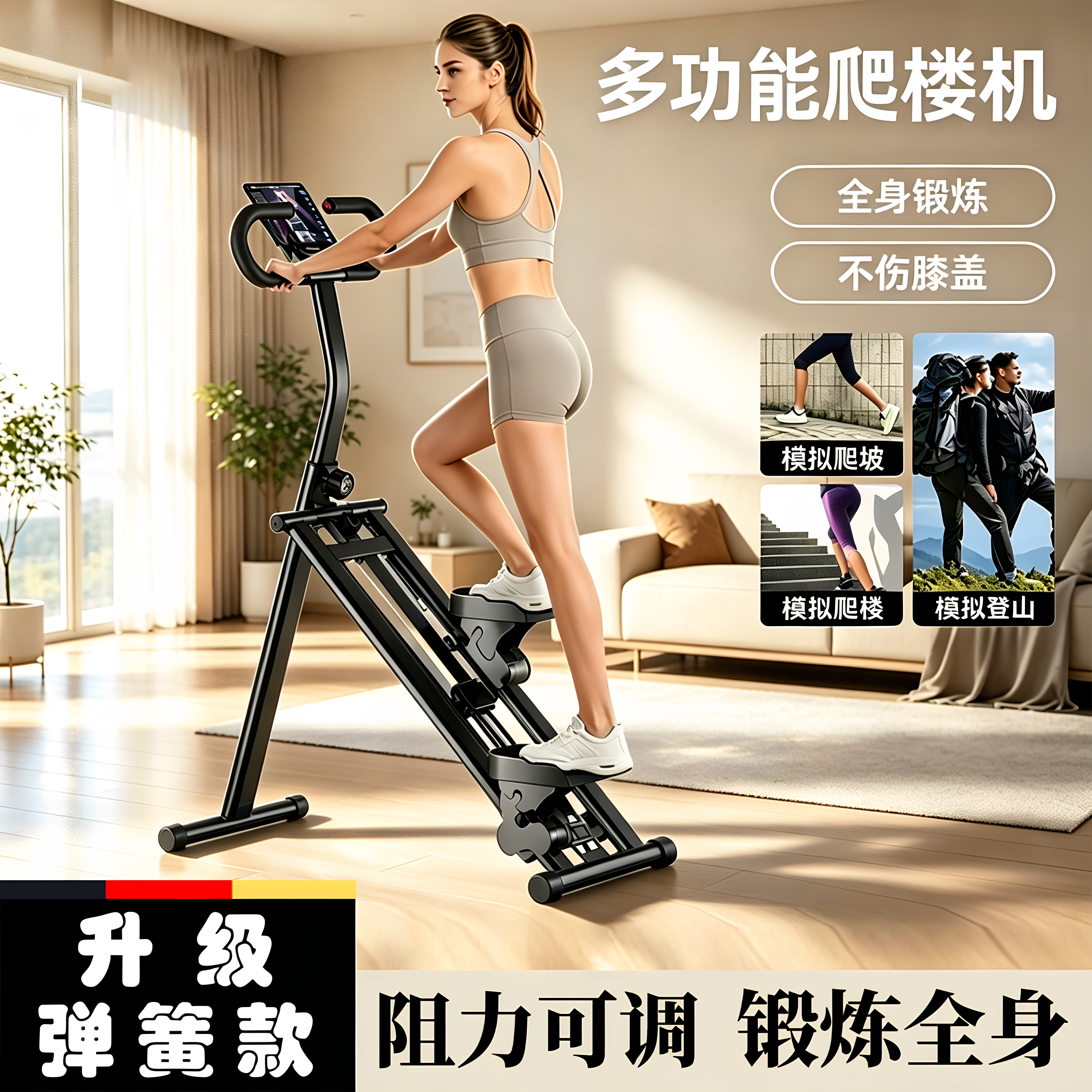 家用爬楼机室内登山健身踏步机