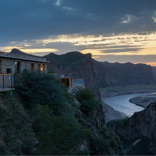 年终大促|大乐之野·黄河大峡谷2晚篝火壁炉体验+热红酒