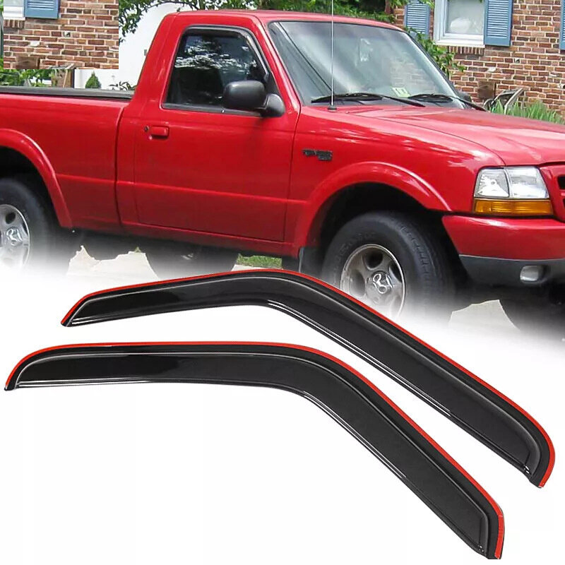 Fits 93-11 Ranger In Channel Window Visors 雨挡雨眉