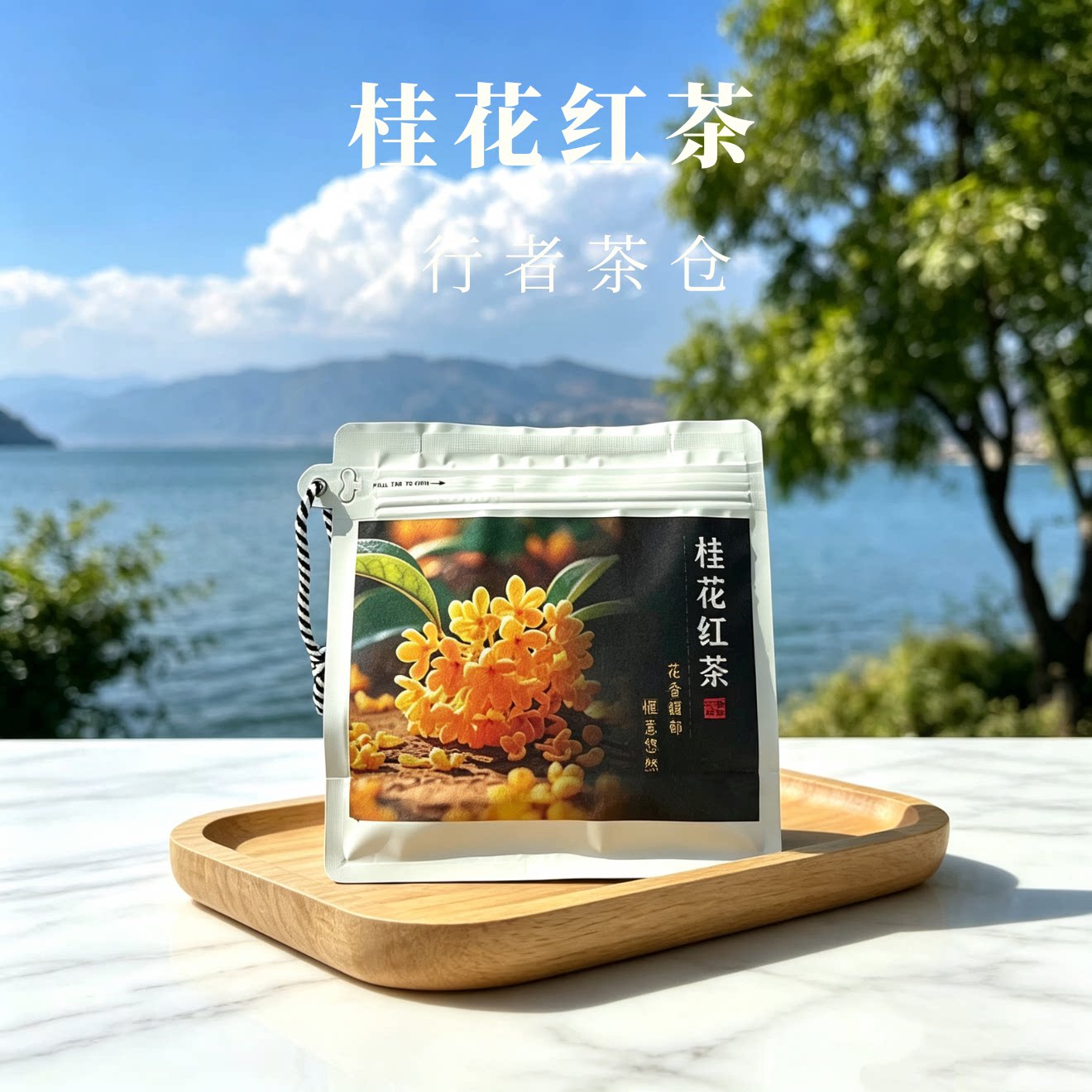 云南特产大理伴手礼红茶桂花红茶茶包玫瑰红茶花茶普洱办公室礼品