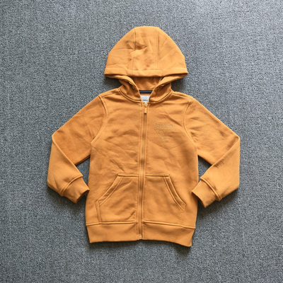 美单FUZ家男童保暖加绒卫衣外套