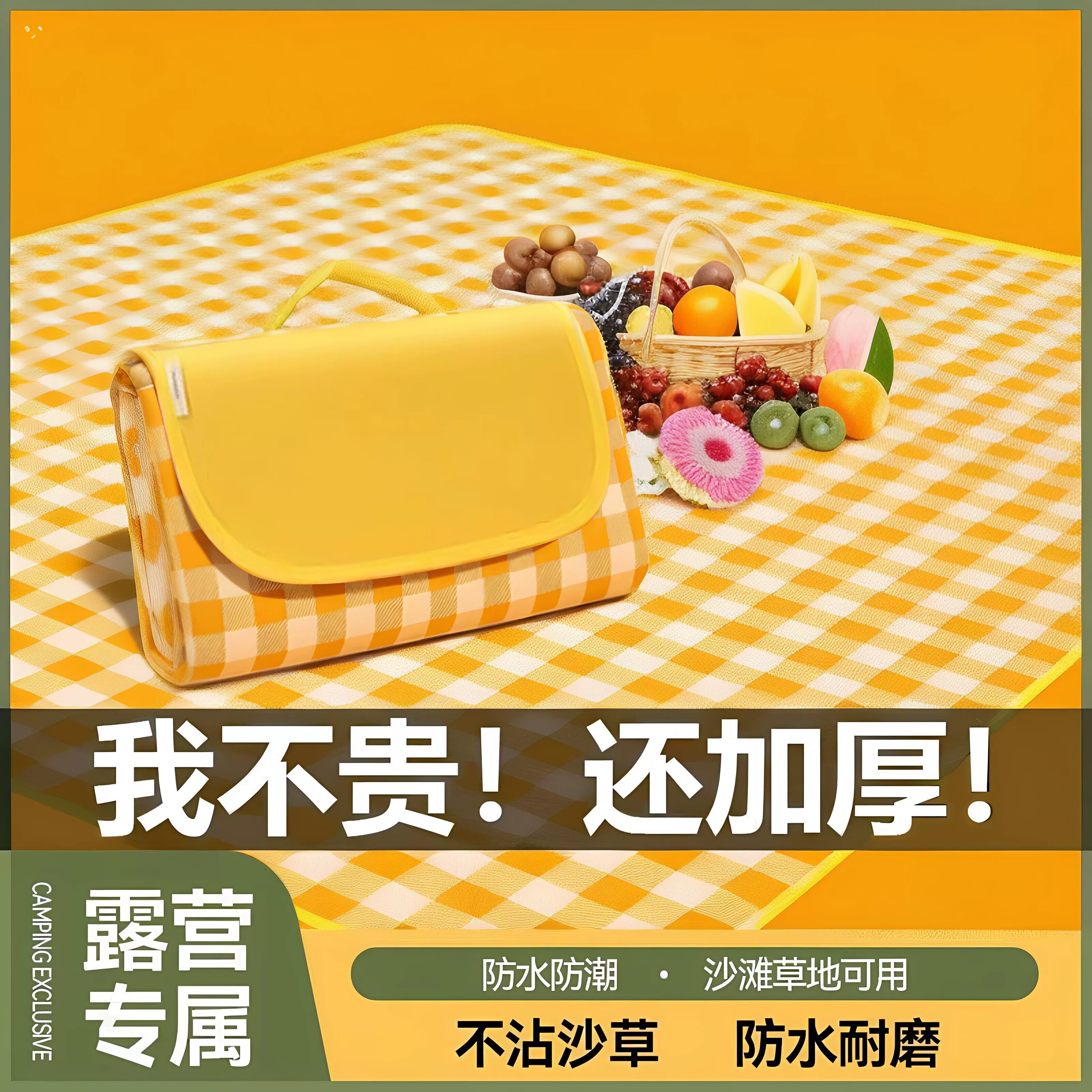 户外露营加厚防水防潮野餐垫