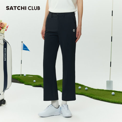 SATCHICLUB沙驰高尔夫女士喇叭裤休闲运动凉感速干夏季新款长裤