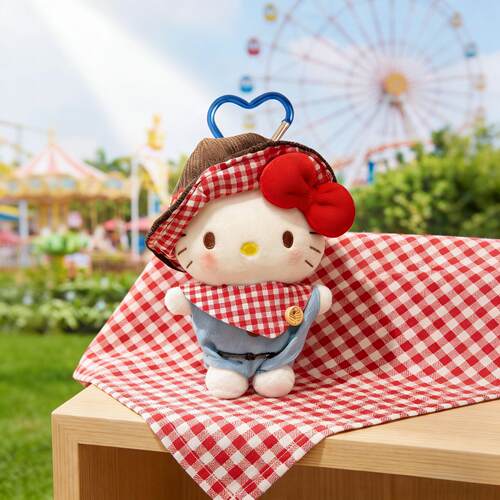 可爱炸了正版HelloKitty毛绒挂件软萌KT猫公仔钥匙扣包挂饰礼物女