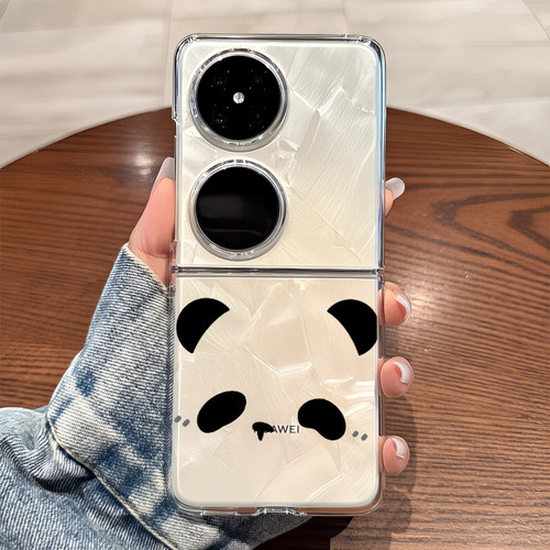 适用华为pocket2手机壳p50pockets透明折叠防摔女生novaflip可爱士vivo xflip硬式外壳OPPO Find N3 Flip n2