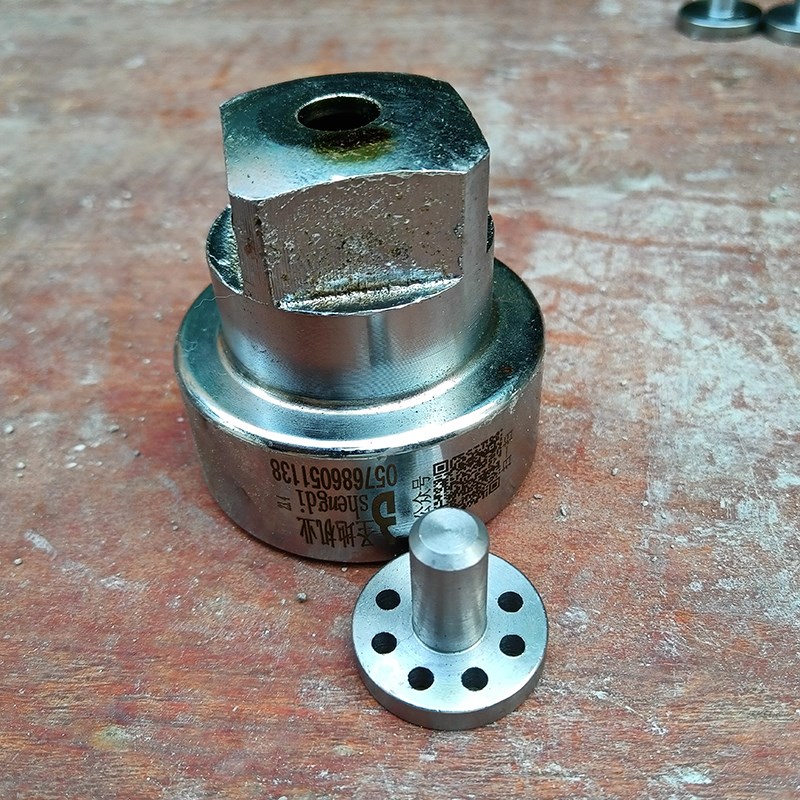 圣地1.3平头大帽新款加长B007配件膨化机机头大帽螺母弯管帽