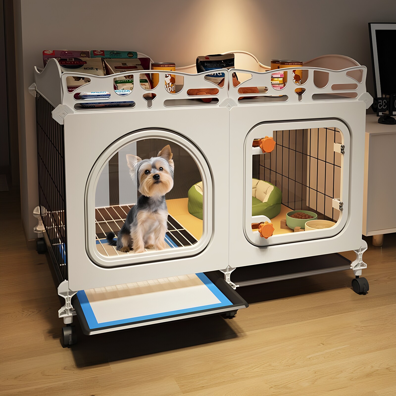 子带宠物泰迪专用一体一卫犬室内