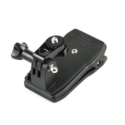 Gopro DJI 蚁相机配件 背包夹 360度多功能调节夹子带AEE接头