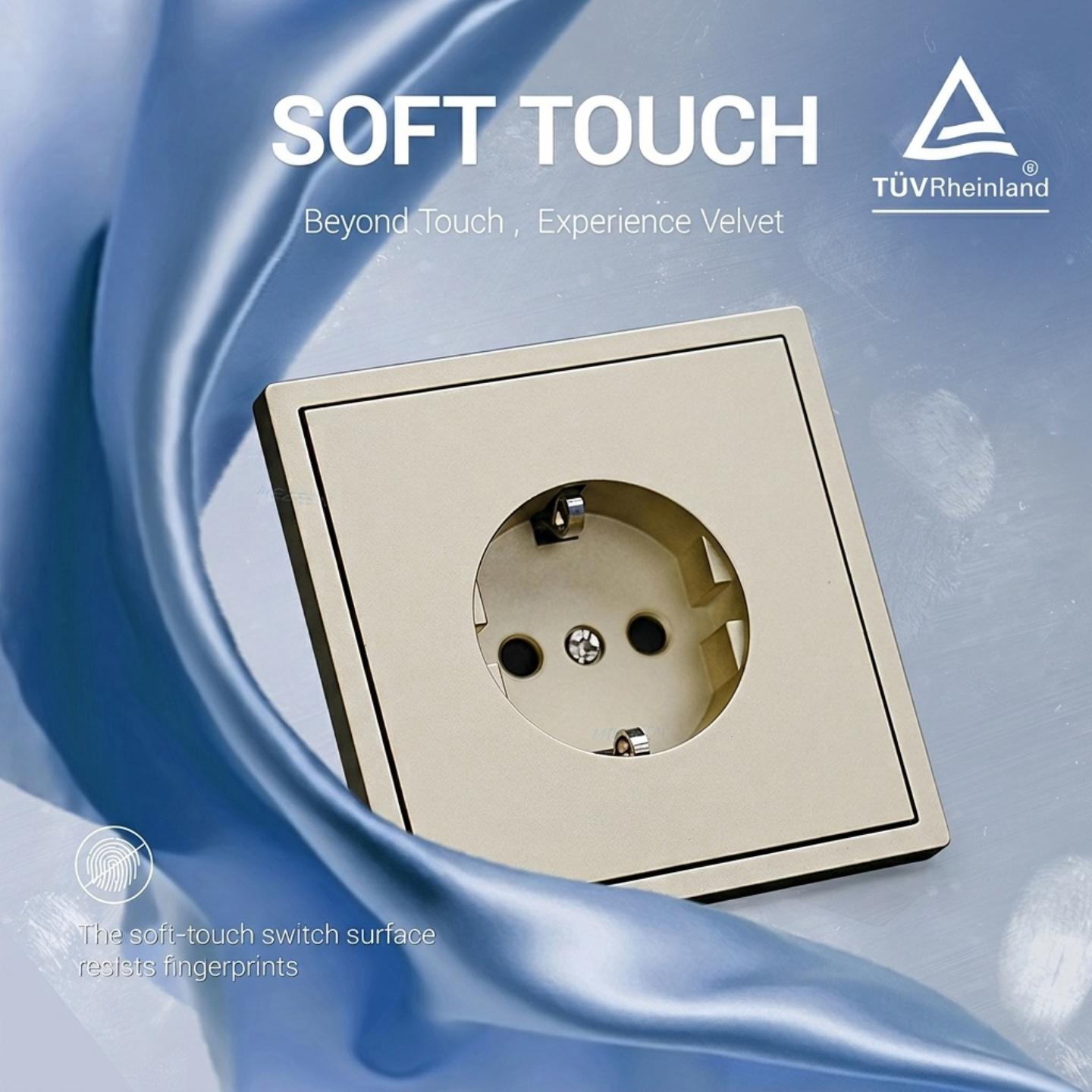 金色肤感StTouch欧标俄罗斯插座图片