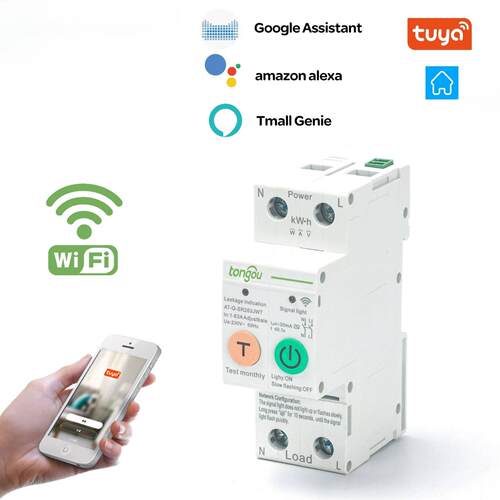 TONGOU智能WiFi漏电断路器双极