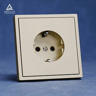 欧式开关schuko socket金色欧标USB16A 250V墙壁CE