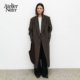 Atelier 毛呢大衣女双排扣羊毛外套 老钱风长款 Nain2025年冬季 新款
