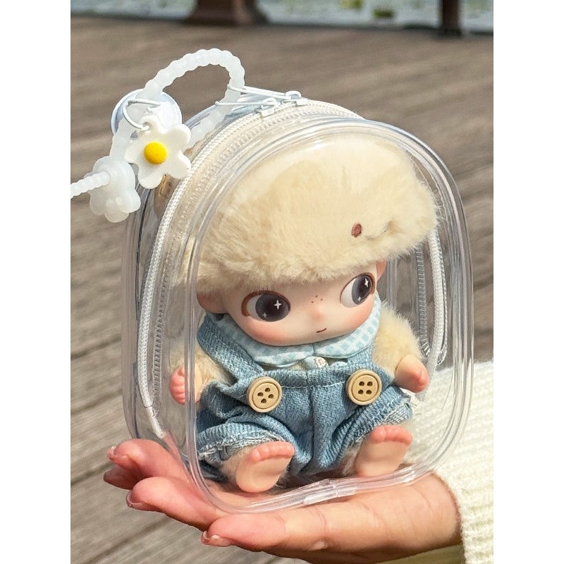 DIMOO新生日记系列搪毛绒挂件保护套防尘袋收纳包透明外出遛娃包,模玩/动漫/周边/娃圈三坑/桌游,娃包,淘宝优惠券,粉丝福利购,淘宝优惠卷