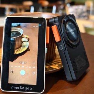 nine kayaa手机无线图传自拍后置摄像头vlog投屏高清拍摄监看拍照抖音同款屏幕视频自拍杆磁吸自拍屏直播云台