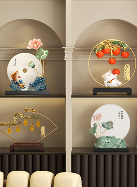 轻奢寓意摆件新中式装饰品