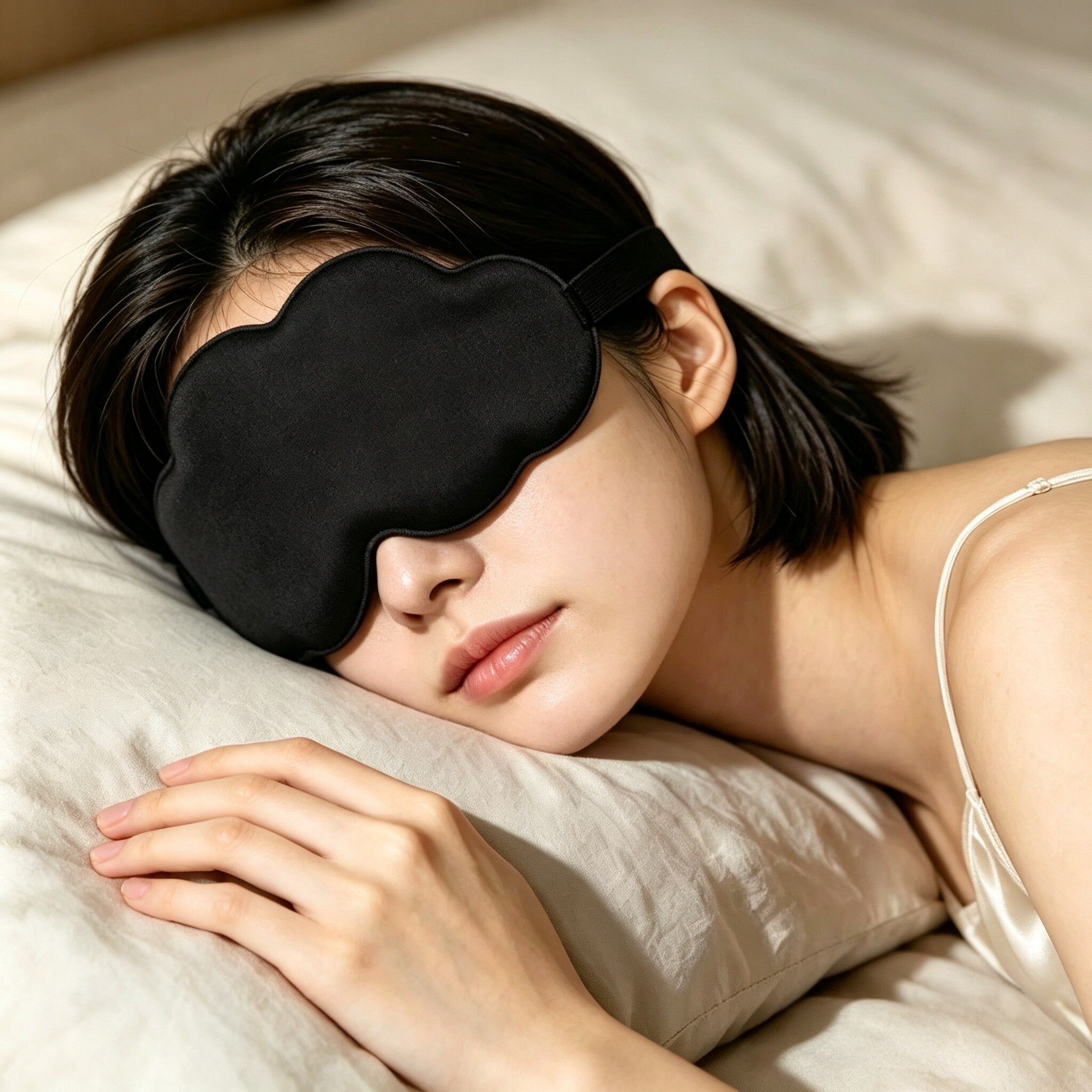 立体云朵遮光透气冰敷睡眠眼罩
