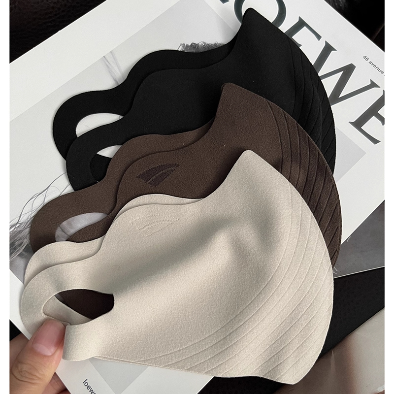 简约纯色无痕保暖口罩