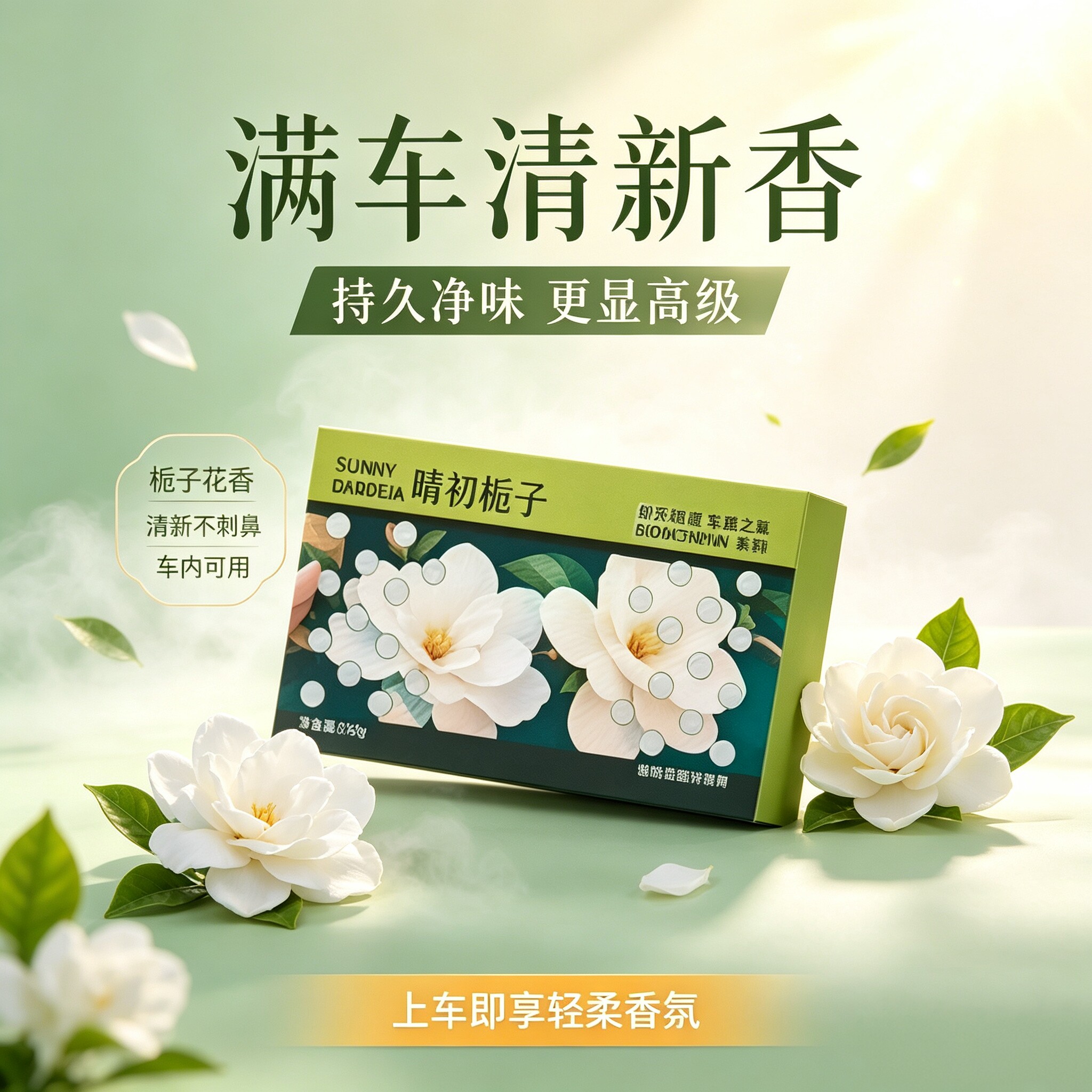 车载固体香膏持久淡香除异味