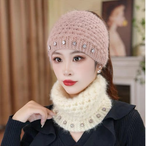 冬款毛线发带保暖遮碎发发箍