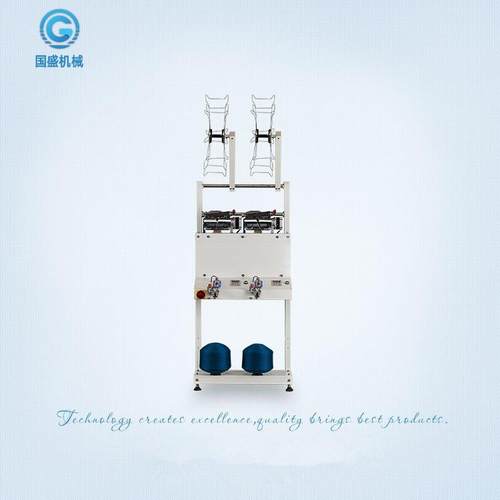 常熟厂家针织机械国盛单锭单控2锭绞纱倒丝机