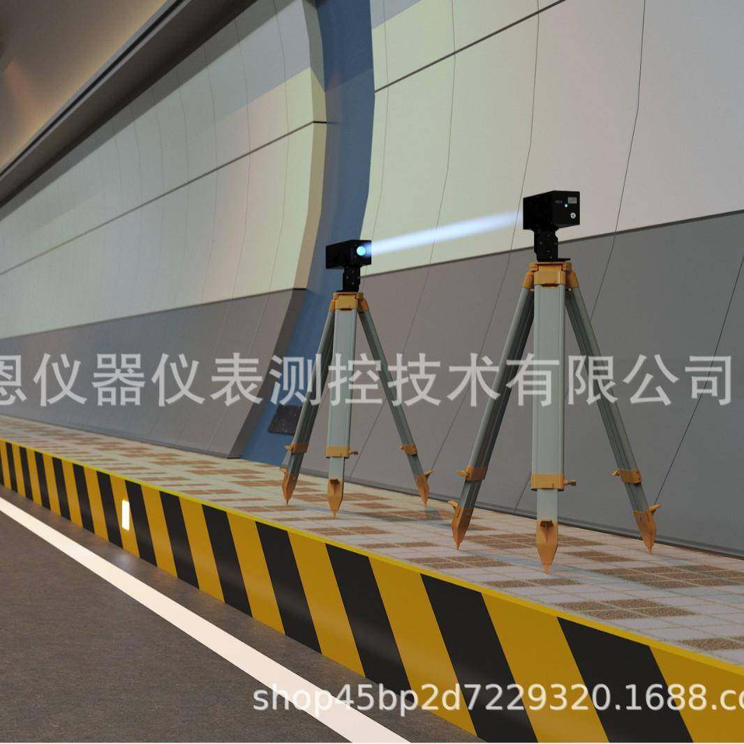 分体式大气透过率仪隧道烟雾浓度道路透射式能见度检测仪