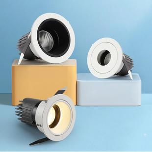 家用聚光防眩光窄边框客厅洗墙灯走廊过道灯 led天花灯嵌入式