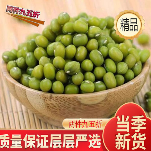 新鲜东北绿豆农家自产优质小绿豆绿豆汤绿豆饼原料食用食材500g