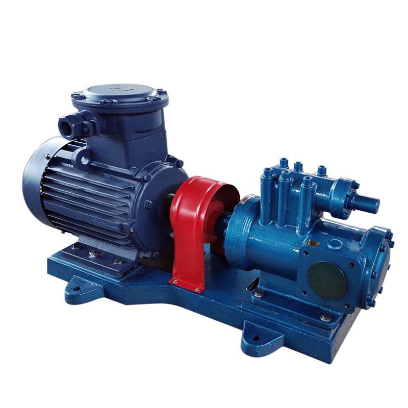 三螺杆泵3QGB60X4保温三螺杆泵电动卧式沥青石蜡燃油输送