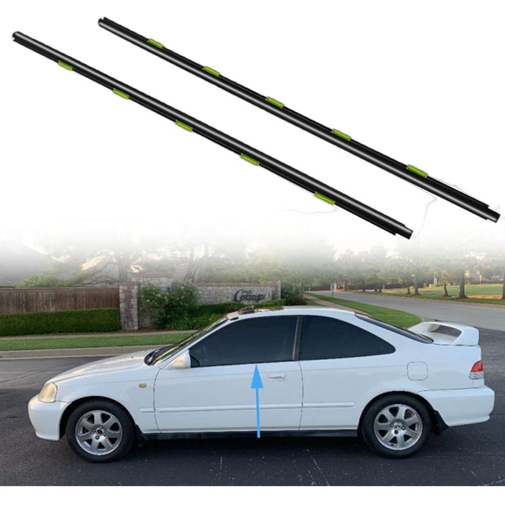 72450-S03-003/72410-S03-003适用96-00思域玻璃外压条装饰条