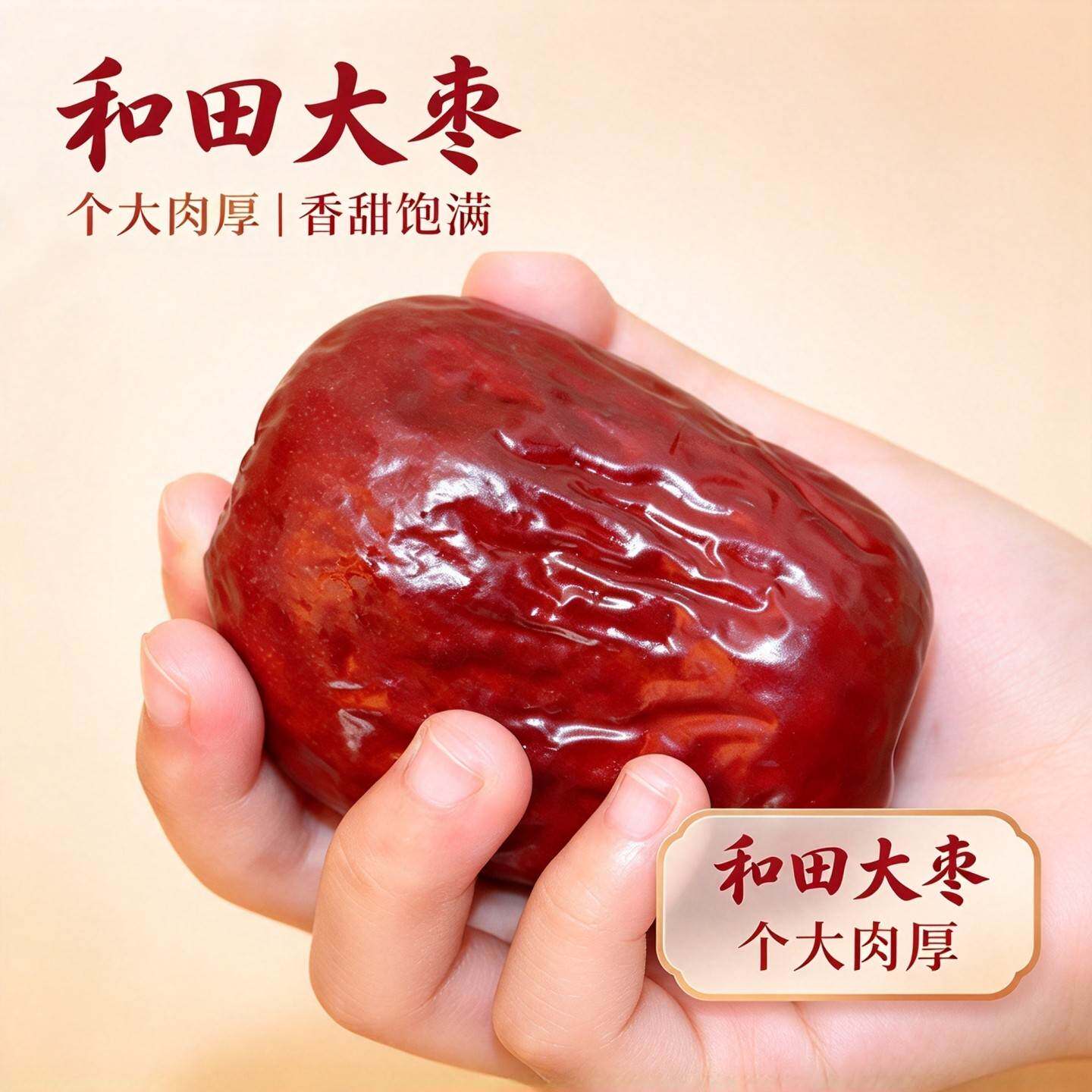 新疆红枣和田大枣5斤骏枣零食特级枣王好吃正宗特产孕妇枣子特大