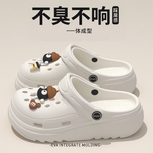 夏季洞洞鞋女情侣包头凉拖透气