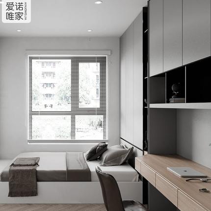 深圳全屋定制榻榻米床衣柜一体简约轻奢整体实木家具儿童房定做