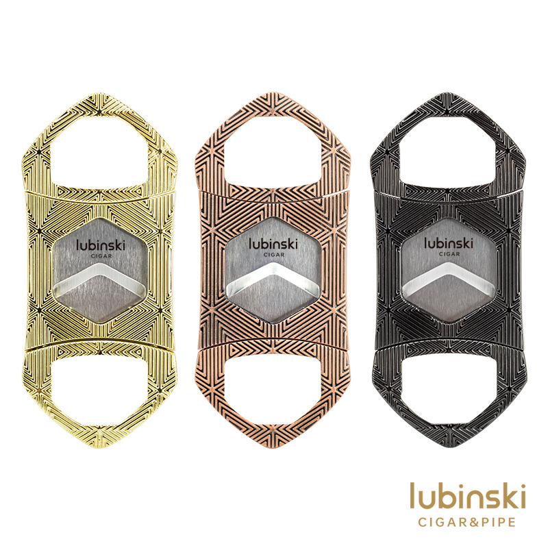 LUBINSKI锌合金雪茄剪不锈钢双刃