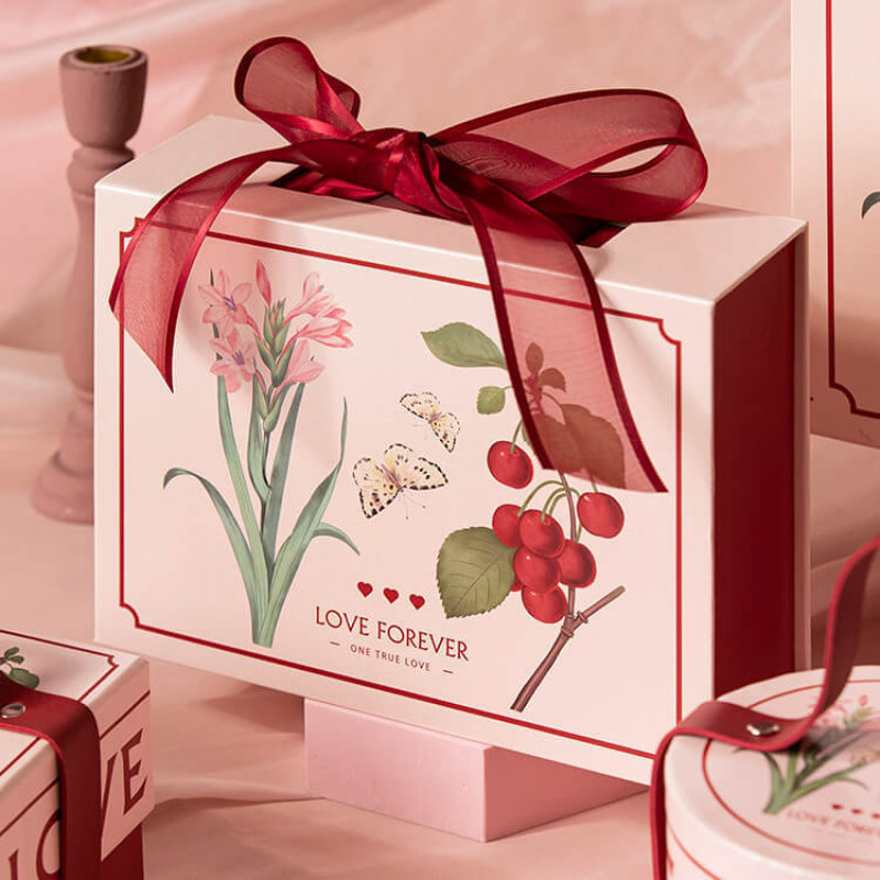 喜饼伴手礼盒阿胶糕燕窝手提盒生日礼物盒喜糖盒母亲节伴手礼盒子